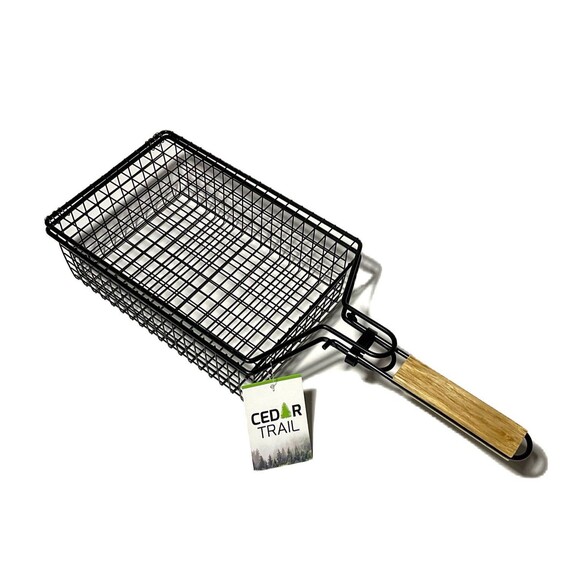 Cedar Trail-Nonstick Deep Grill Basket - Picture 3 of 4